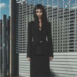 Zara Women's Elegant Black Suit Jacket